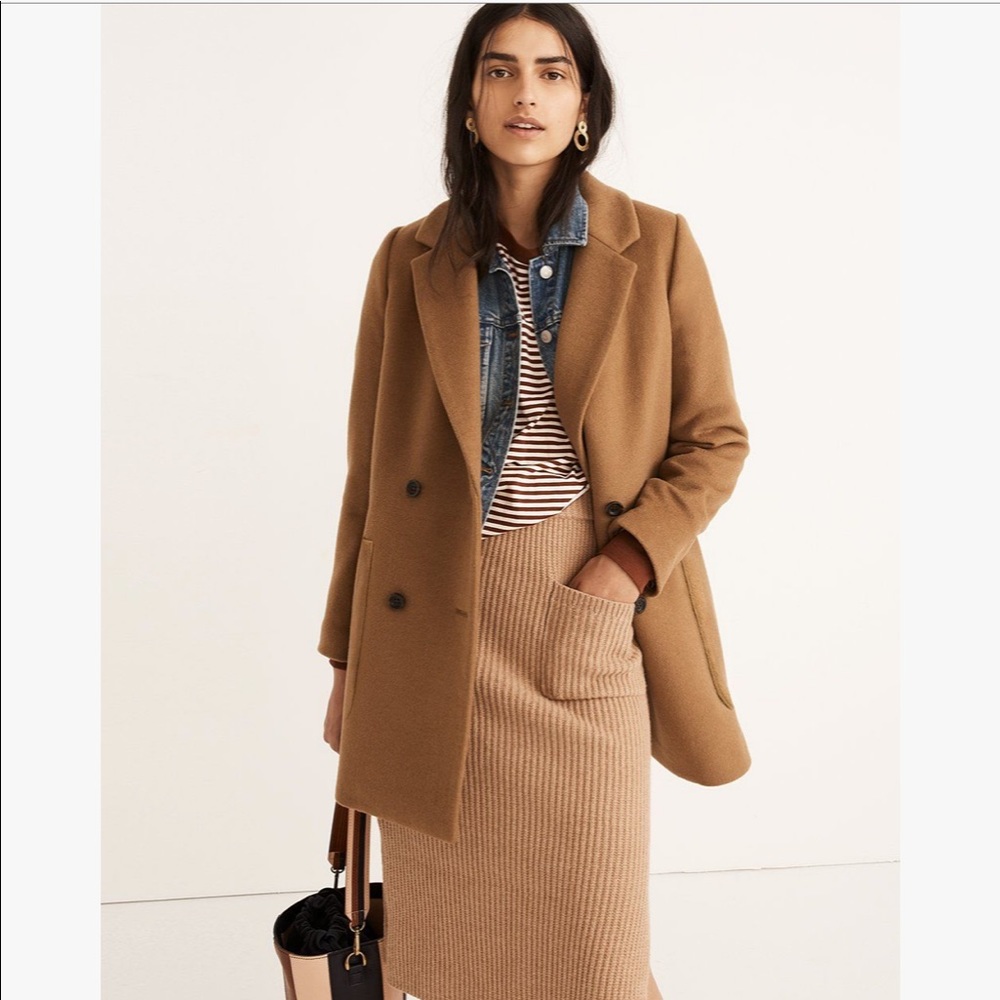 Madewell Hollis double breasted Coat - Picture 1 of 8